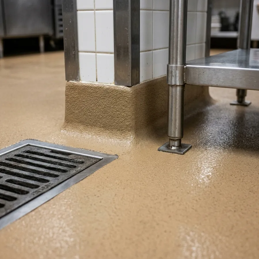 Triumph Concrete Coating Restaurant Urethane commercial floor coating sample