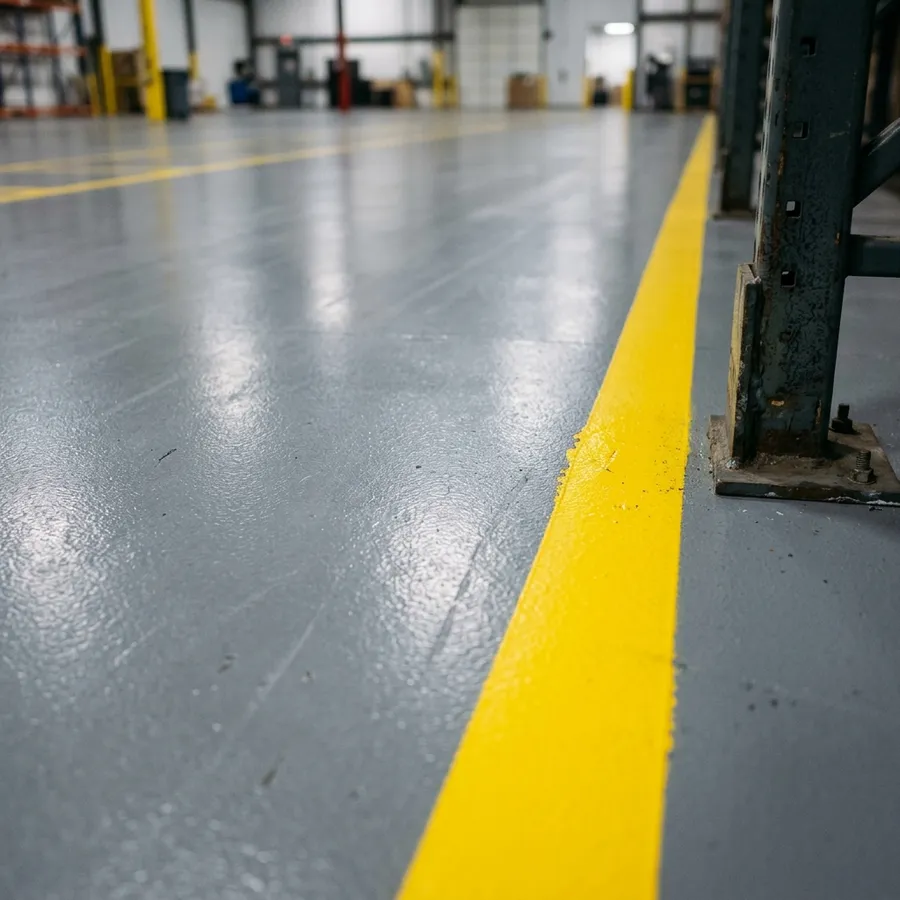 Triumph Concrete Coating Warehouse Epoxy commercial floor coating sample