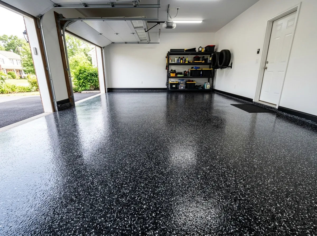 Charcoal Flake Garage in Old Haddonfield