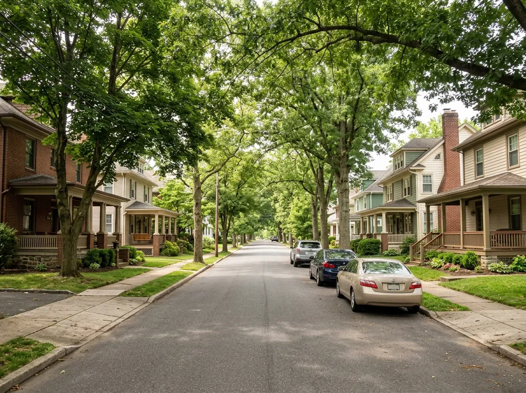 Triumph Concrete Coating Tree-lined residential street with well-kept early-1900s homes in Haddon Heights, NJ