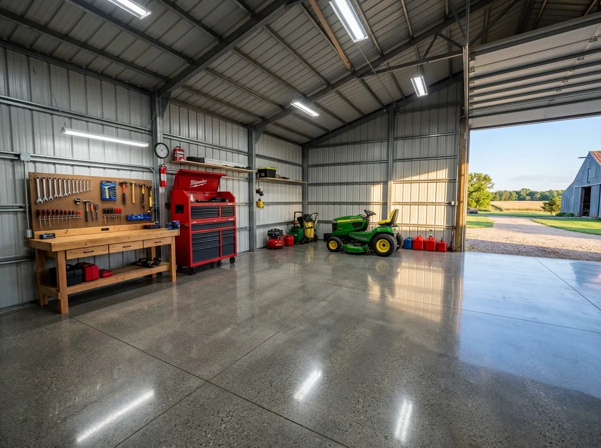 Triumph Concrete Coating Diamond-ground sealed shop floor in Mullica Hill, NJ