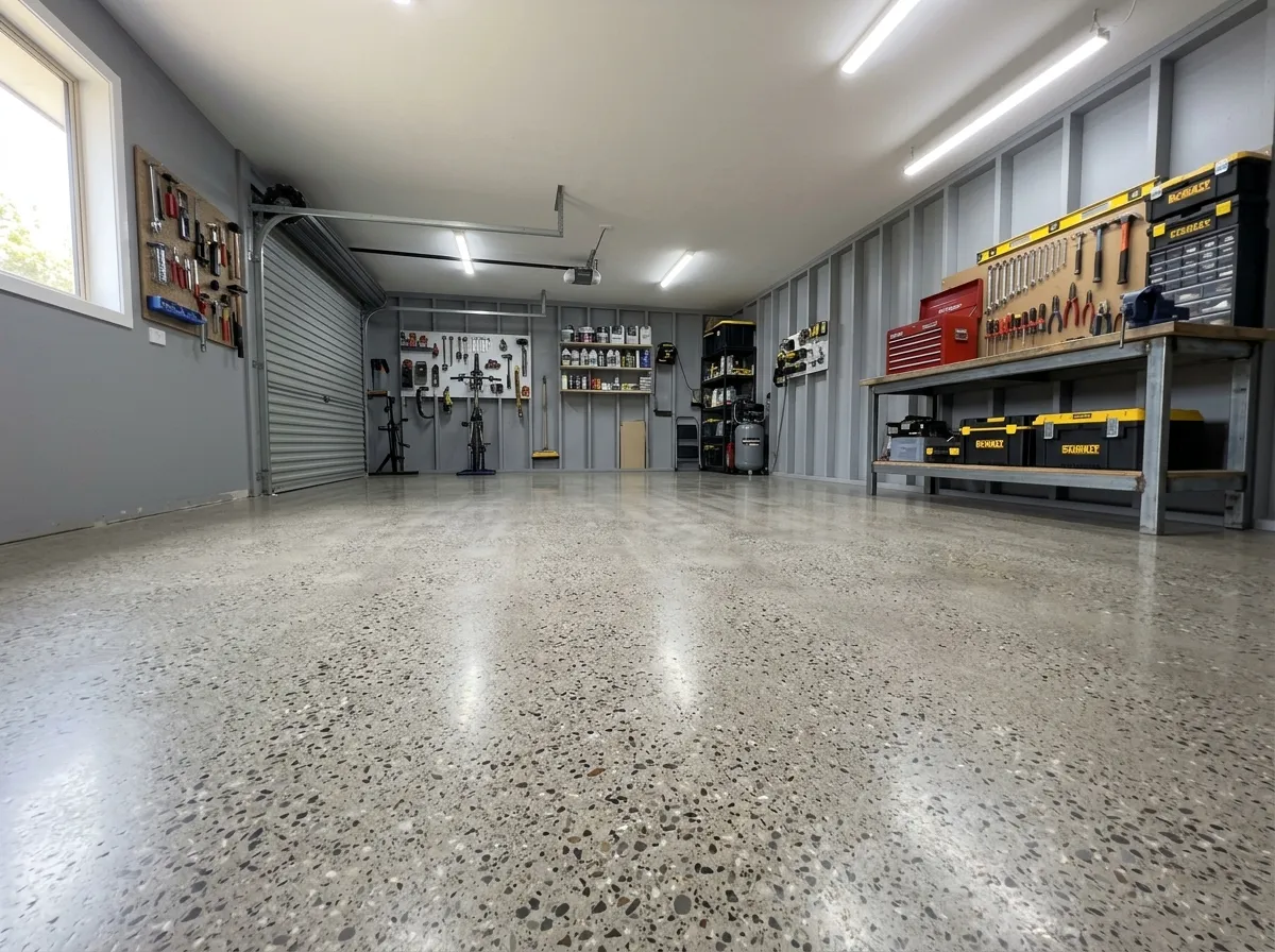Triumph Concrete Coating Ground and sealed workshop slab in Richwood, NJ